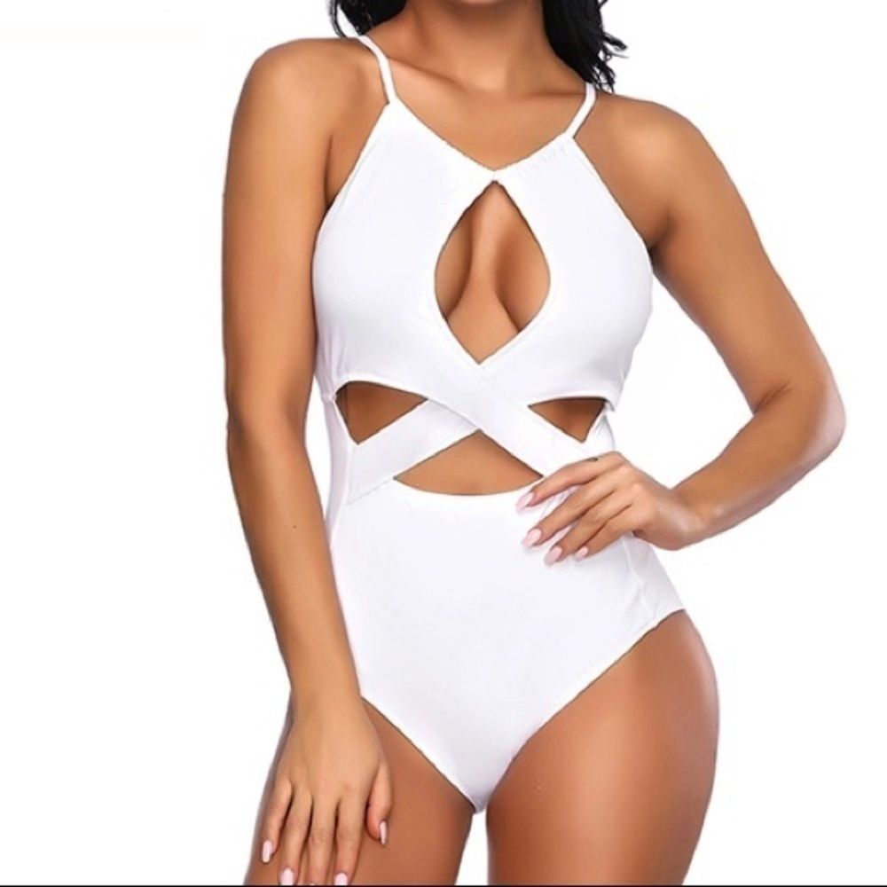 Beach ready White swimsuit